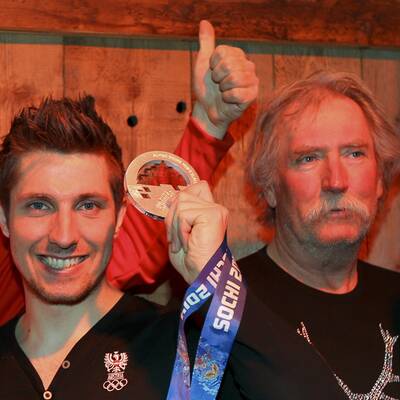 So feierten Mario Matt und Marcel Hirscher