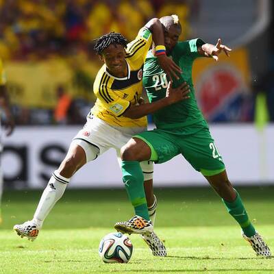 Bilder zu Kolumbien gegen Elfenbeinküste