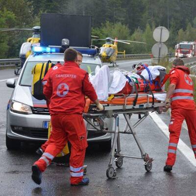 Die Bilder vom Unfall auf der A2