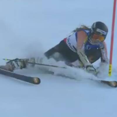 Die Bilder des Damen Riesentorlaufes