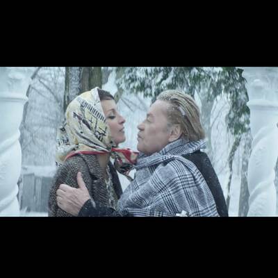 Nena und Helmut Berger drehen Videoclip