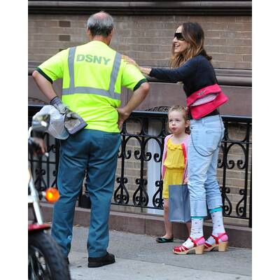 Sarah Jessica Parker: Sandalen mit Socken
