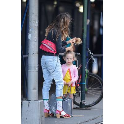 Sarah Jessica Parker: Sandalen mit Socken