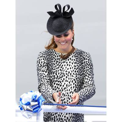 Herzogin Kate im Dalmatinerkleid