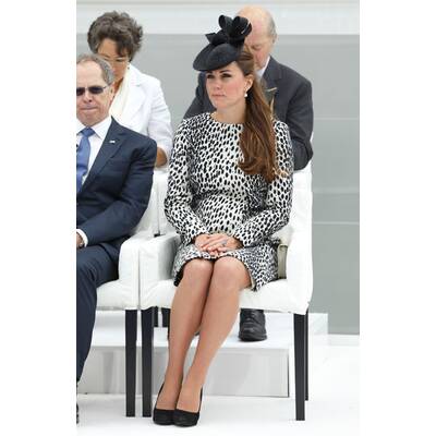 Herzogin Kate im Dalmatinerkleid