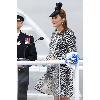 Herzogin Kate im Dalmatinerkleid