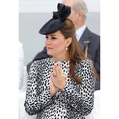 Herzogin Kate im Dalmatinerkleid