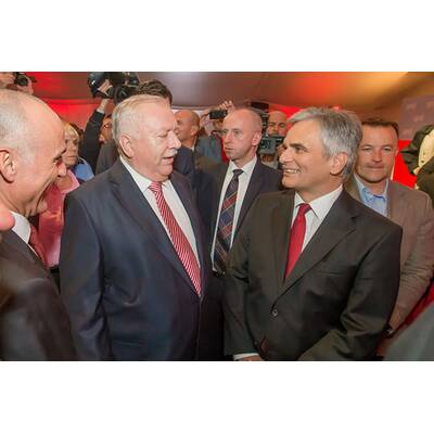 Wahlparty der SPÖ in Wien