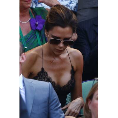 Victoria Beckham:  Negligé bei Wimbledon