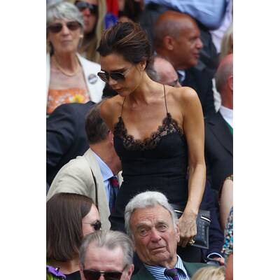Victoria Beckham:  Negligé bei Wimbledon