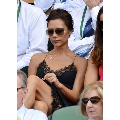 Victoria Beckham:  Negligé bei Wimbledon