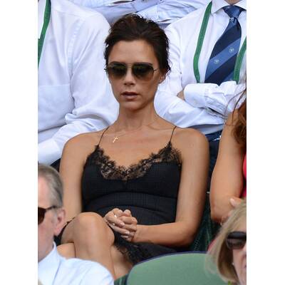 Victoria Beckham:  Negligé bei Wimbledon