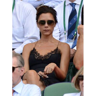 Victoria Beckham:  Negligé bei Wimbledon