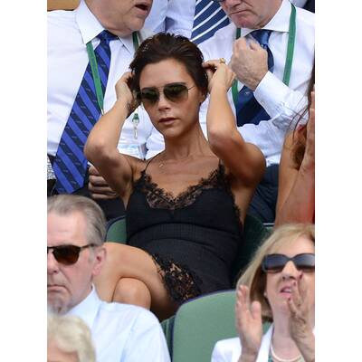 Victoria Beckham:  Negligé bei Wimbledon