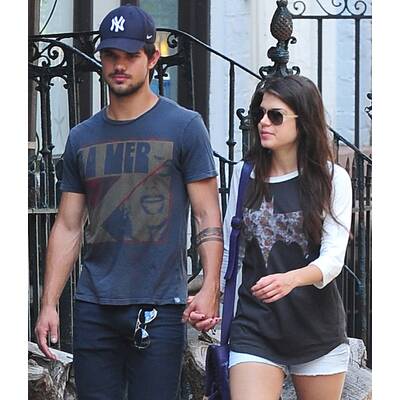 Taylor Lautner & Marie Avgeropoulos