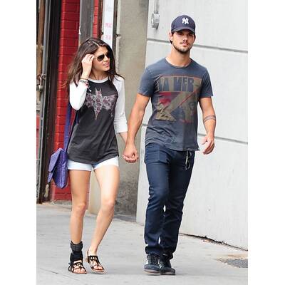 Taylor Lautner & Marie Avgeropoulos