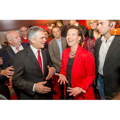 Wahlparty der SPÖ in Wien