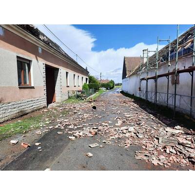 Tornado verwüstet Oberfladnitz im Waldviertel