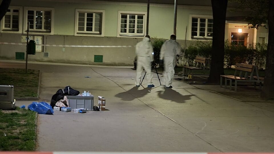 Spurensicherung bei Gemeindebau