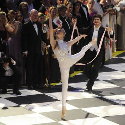 Der Auftakt zu einer wundervollen Ballnacht.