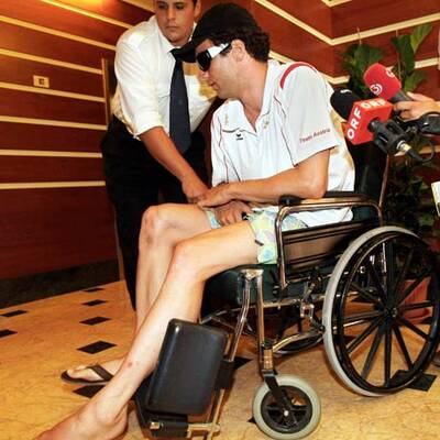 Markus Rogan verprügelt