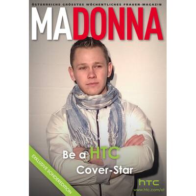 Cover-Model by HTC & MADONNA 