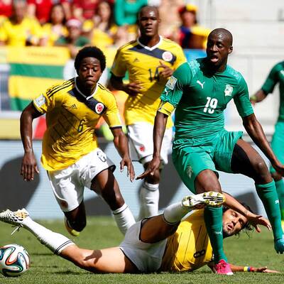 Bilder zu Kolumbien gegen Elfenbeinküste