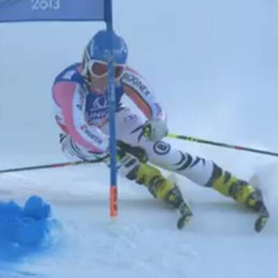 Die Bilder des Damen Riesentorlaufes