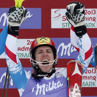 Marcel Hirscher jubelt über Gold