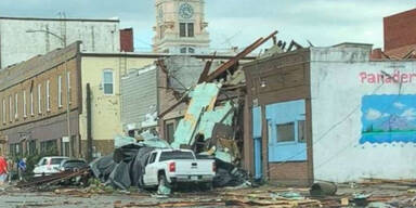 Verw&uuml;stungen durch Tornados in Iowa