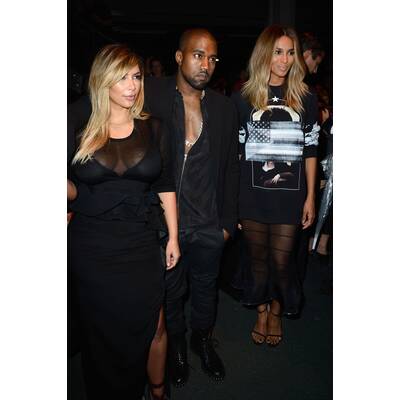Kim & Kanye bei der Paris Fashion Week 2013