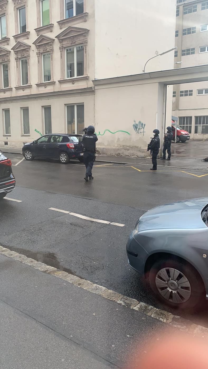 Großer Wega-Einsatz nach Schüssen in Wien