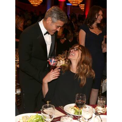 Julia Roberts & George Clooney unzertrennlich