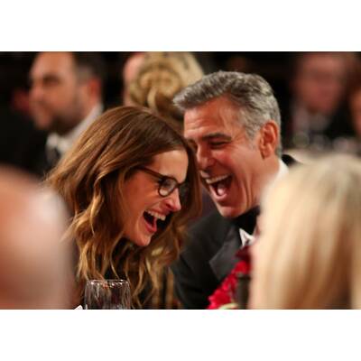 Julia Roberts & George Clooney unzertrennlich