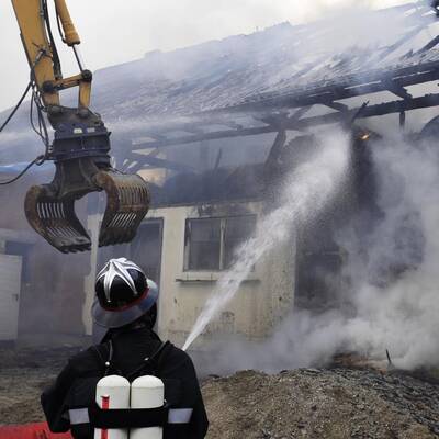 Feuerwerkskörper löste Großbrand auf oö. Bauernhof aus