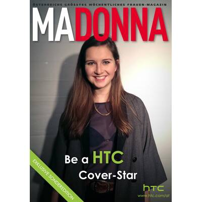 Cover-Model by HTC & MADONNA 