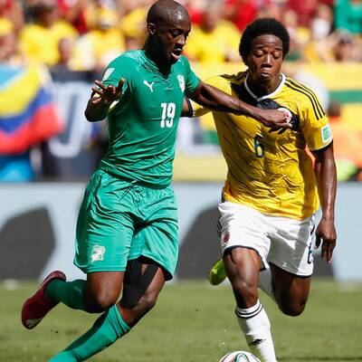 Bilder zu Kolumbien gegen Elfenbeinküste