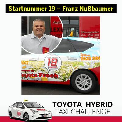TOYOTA HYBRID Taxi Challenge Teilnehmer 