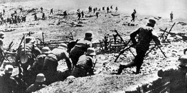 Soldaten schildern Gr&auml;uel des 1. Weltkrieges