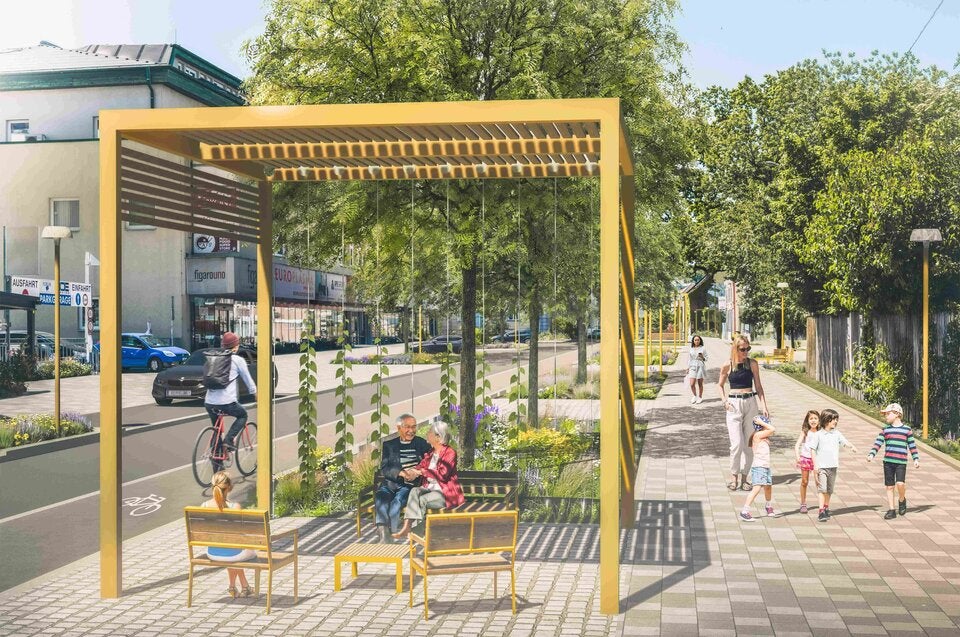 So soll der heurige Bauabschnitt des Promenadenrings künftig aussehen.  