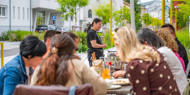 Kulinarisches Erlebnis im Freien am neuen Promenadenring