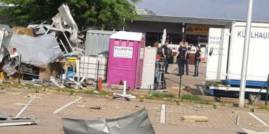 Foodtruck explodiert