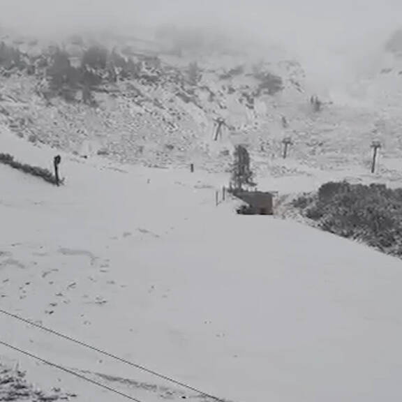 Eisheilige bringen Schnee und Kältefront im Mai
