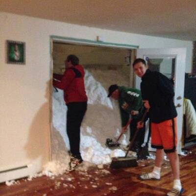 So viel Schnee liegt in Buffalo