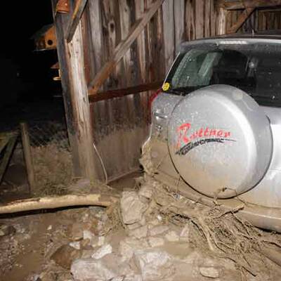 Unwetter über Österreich