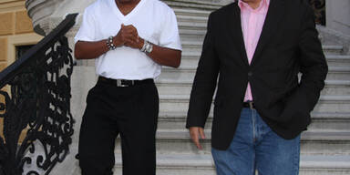 Jermaine Jackson dreht in Schönbrunn!