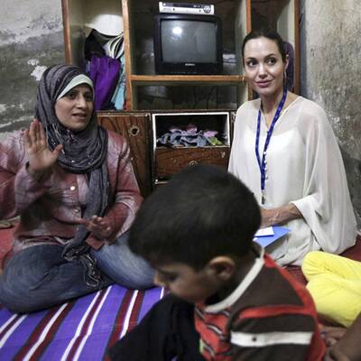 Brad Pitt & Angelina Jolie in Syrien