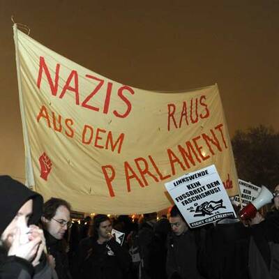 Antifaschismus-Demo in Wien