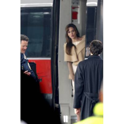 Angelina Jolie am Set von 