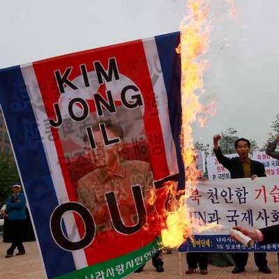 Südkorea protestiert gegen Nordkorea